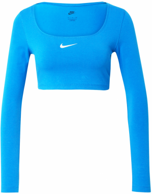 Nike Sportswear Tričko  kráľovská modrá / biela