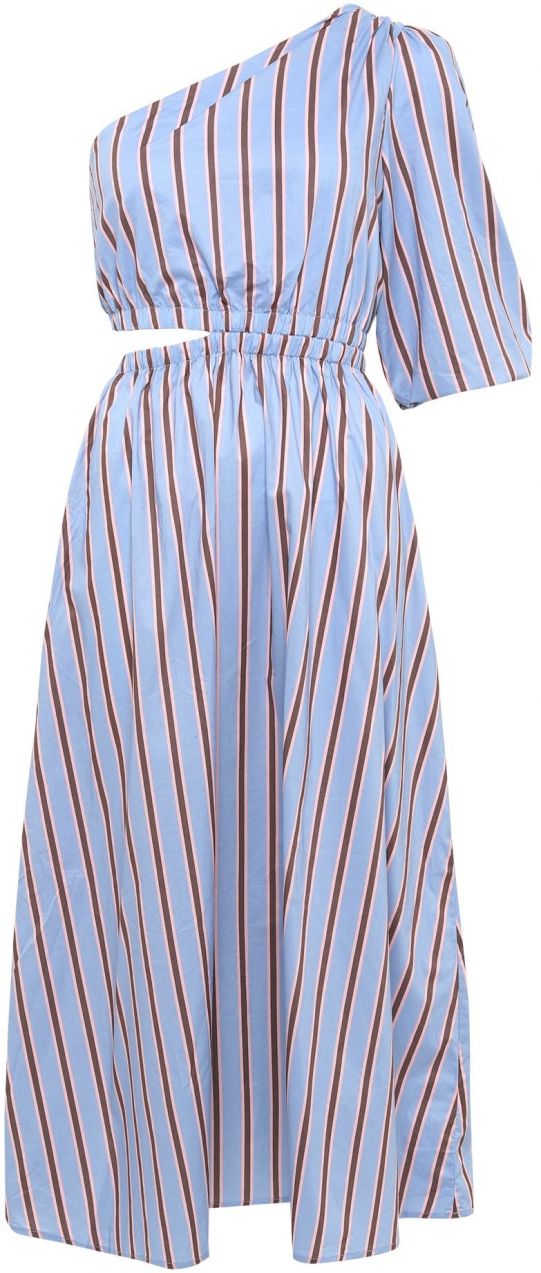Calli Šaty 'CAMI '  modrá / sivá / biela