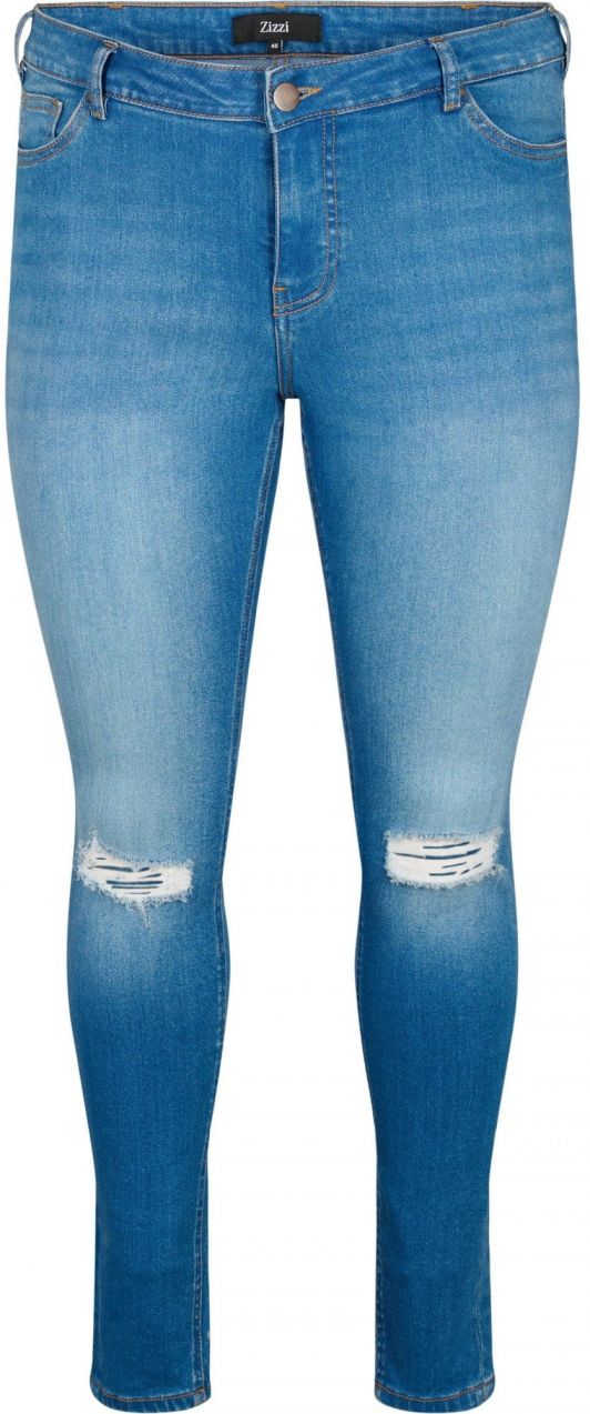 Zizzi Džínsy 'SANNA FIT'  modrá denim
