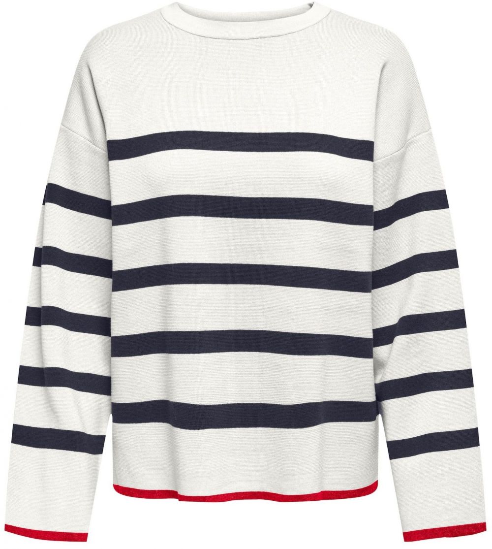 ONLY Sveter 'ALBERTE'  čierna / biela