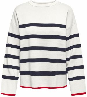 ONLY Sveter 'ALBERTE'  čierna / biela