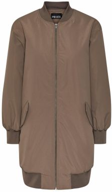 PIECES Prechodná bunda 'Sina'  tmavošedá