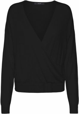 VERO MODA Sveter 'SILKY'  čierna