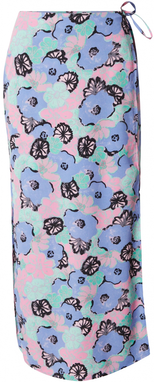 Monki Sukňa  modrosivá / svetlomodrá / pastelovo ružová / čierna