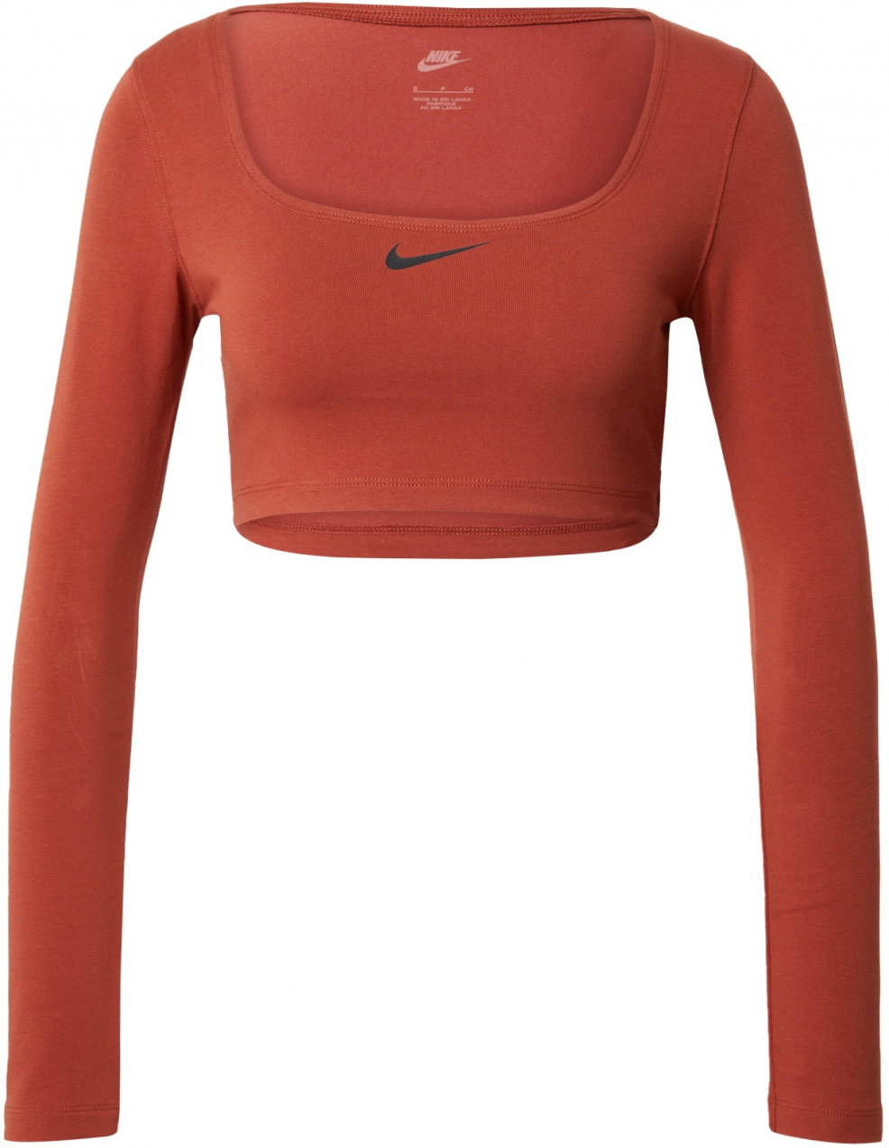 Nike Sportswear Tričko  tmavooranžová / čierna