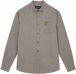 Lyle & Scott Košeľa  žltá / tmavošedá / čierna