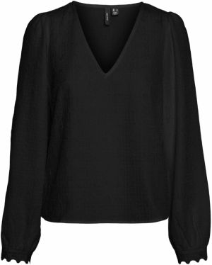VERO MODA Blúzka 'MALI'  čierna