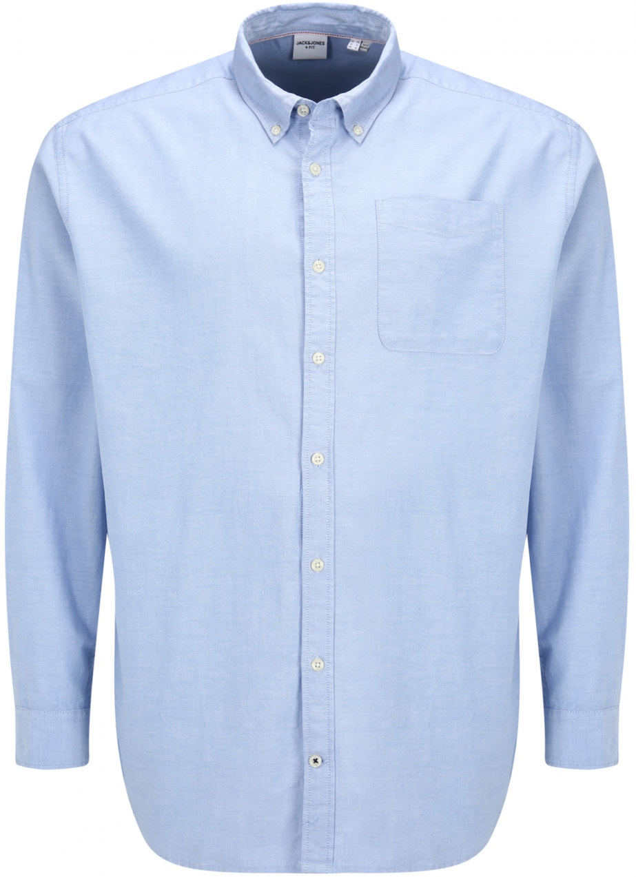 Jack & Jones Plus Košeľa 'Oxford'  svetlomodrá