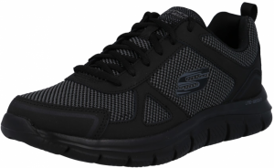 SKECHERS Nízke tenisky 'Bucolo'  čierna / čierna melírovaná