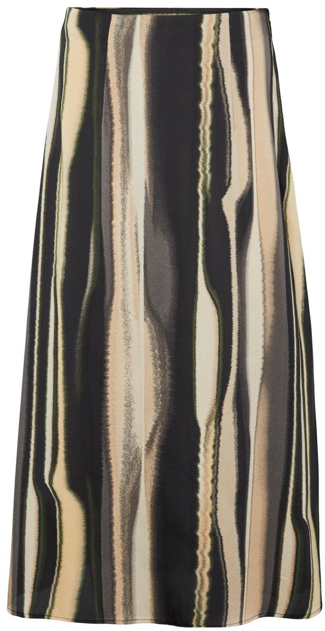 VERO MODA Sukňa 'TAM'  béžová / zelená / čierna