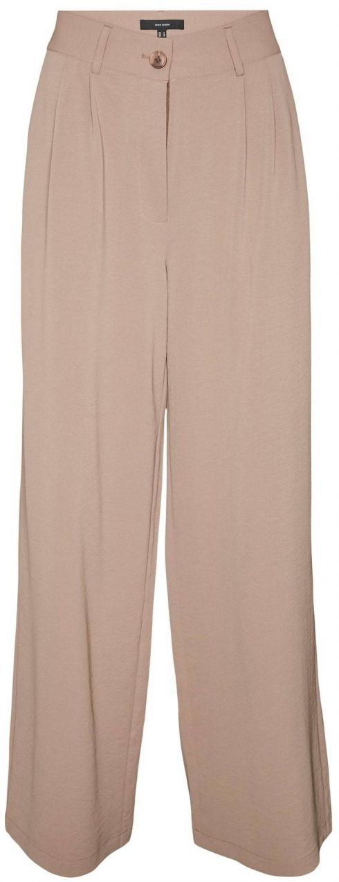 VERO MODA Plisované nohavice 'Pixi'  svetlohnedá