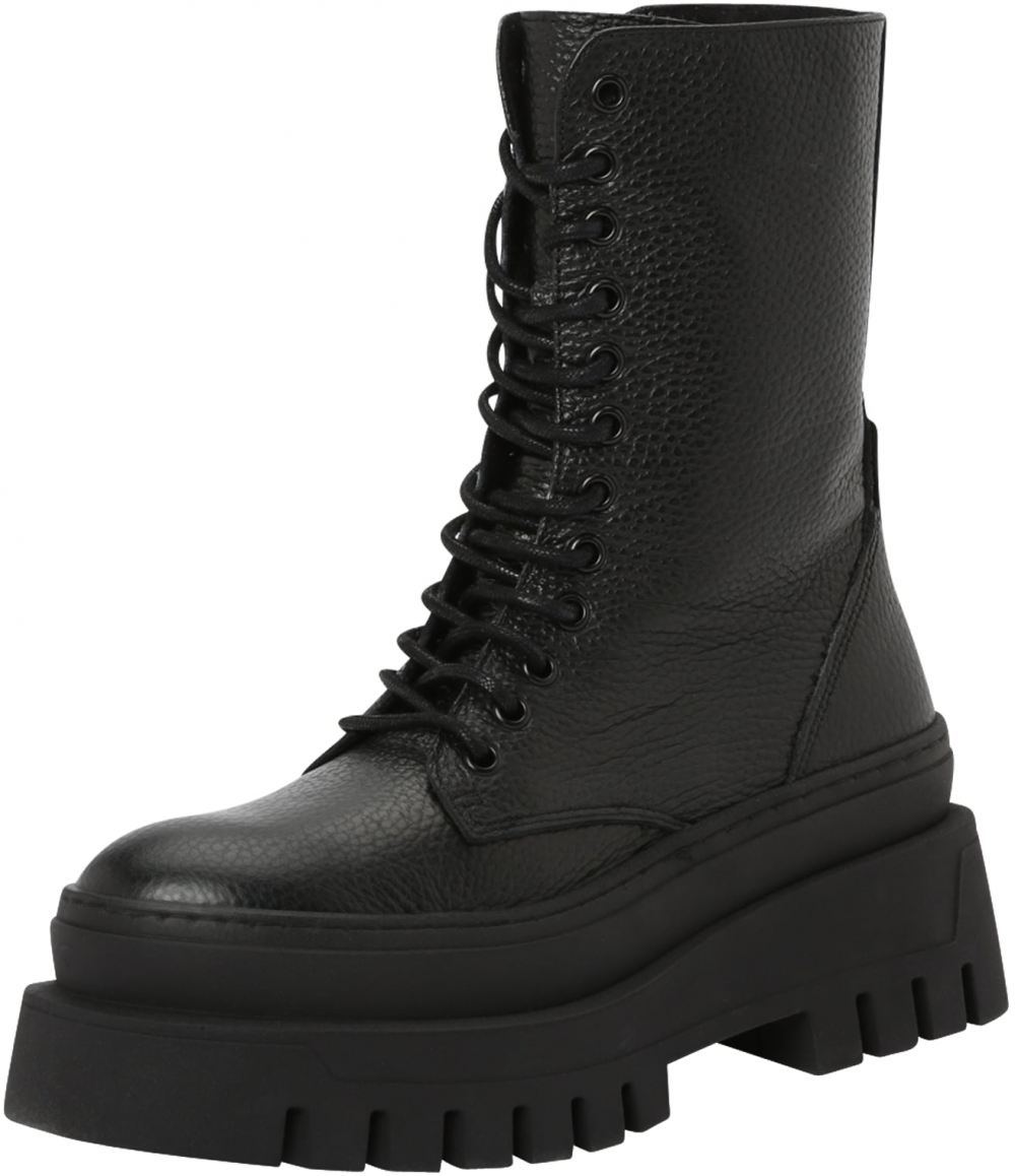 STEVE MADDEN Šnurovacie členkové čižmy 'COAST'  čierna