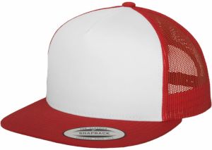 Flexfit Čiapka 'Classic'  červená / biela