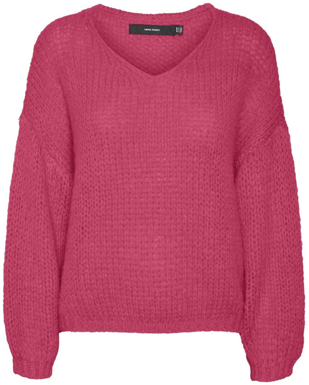 VERO MODA Sveter 'ADA'  tmavoružová