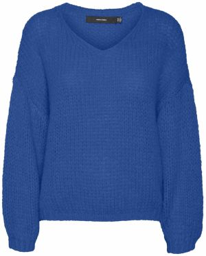 VERO MODA Sveter 'ADA'  modrá