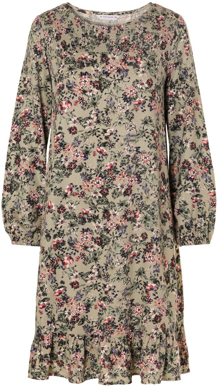 TATUUM Šaty 'LANKO'  olivová / ružová / biela
