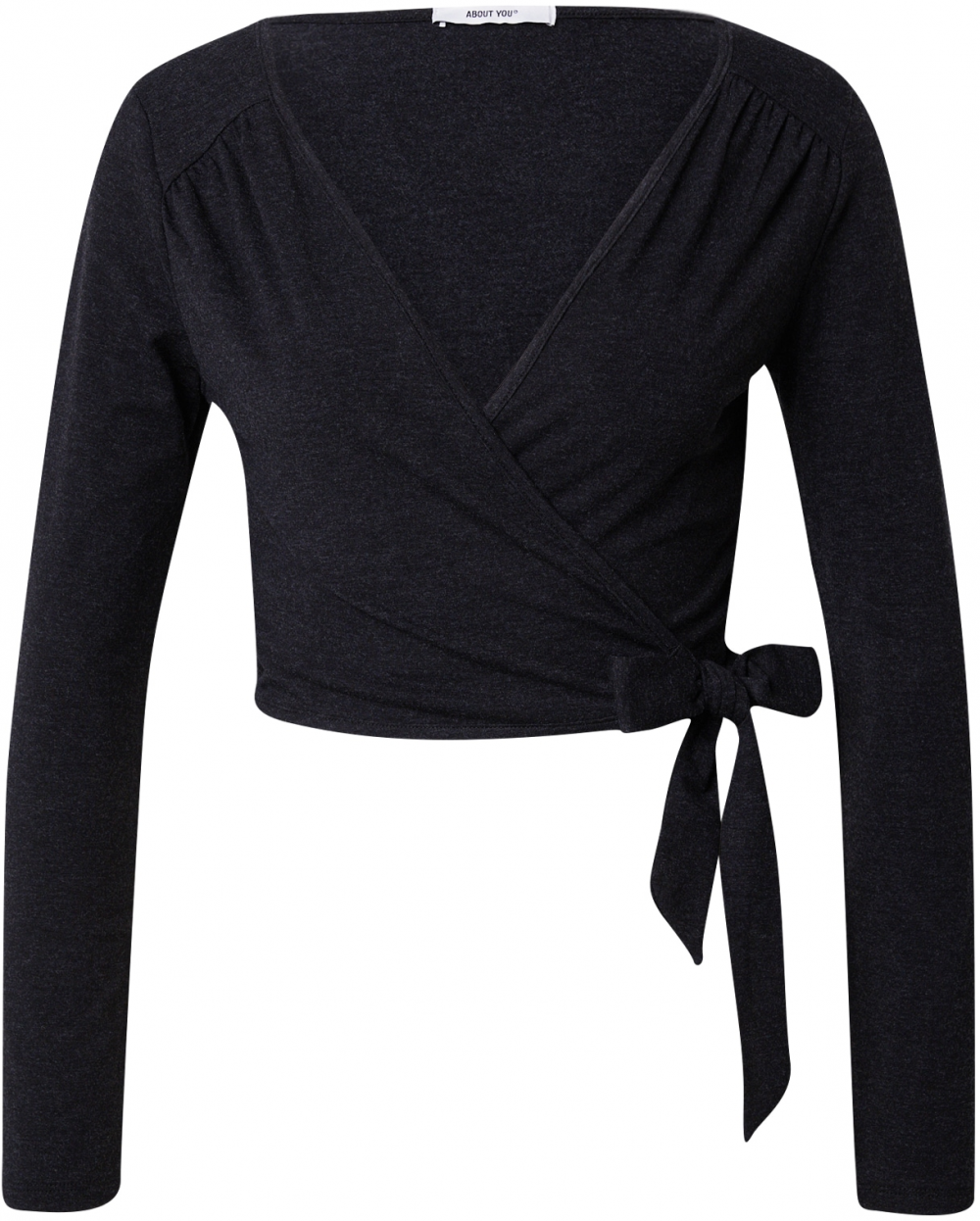 ABOUT YOU Tričko 'Talisha'  sivá melírovaná