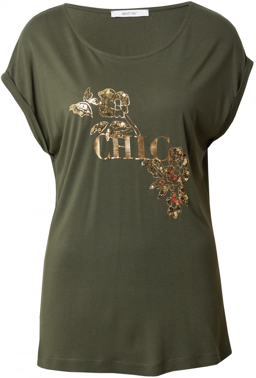 ABOUT YOU Tričko  tmavozelená