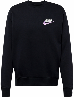 Nike Sportswear Mikina  fialová / čierna