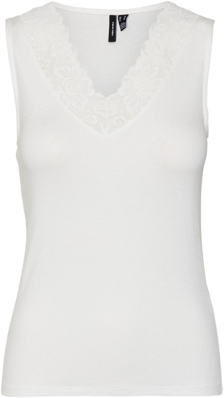 VERO MODA Top 'ROSA'  šedobiela