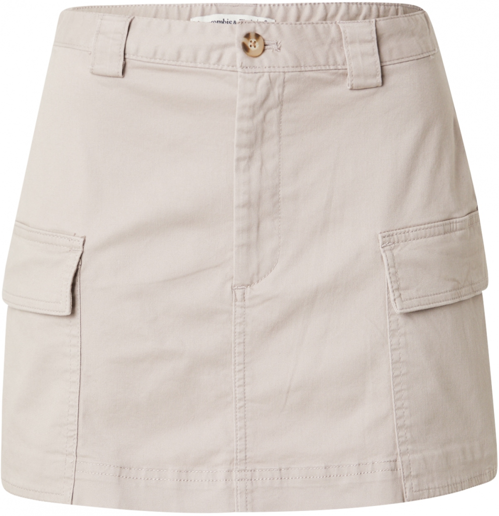 Abercrombie & Fitch Sukňa  svetlosivá