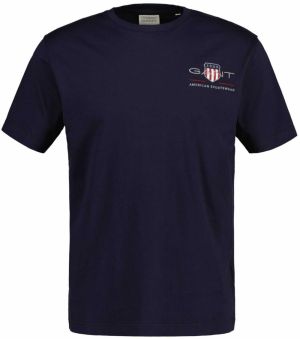 GANT Tričko  námornícka modrá / sivá / červená