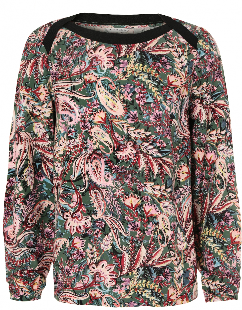 TATUUM Blúzka 'OSLO'  zelená / zmiešané farby