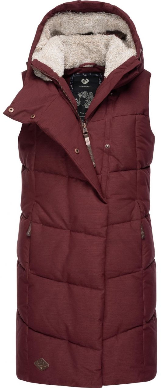 Ragwear Športová vesta 'Pavla'  vínovo červená