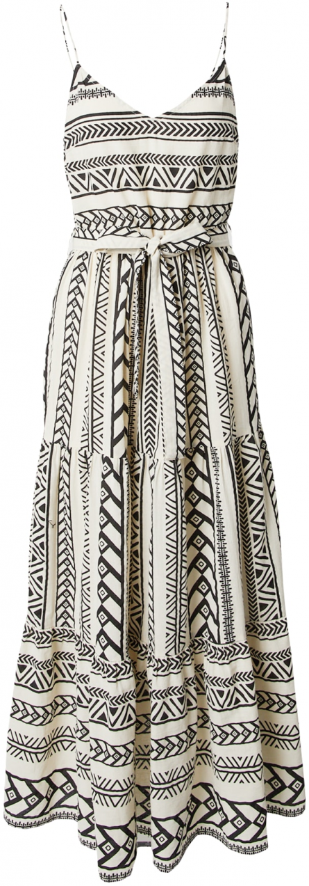 VERO MODA Šaty 'DICTHE'  béžová / čierna
