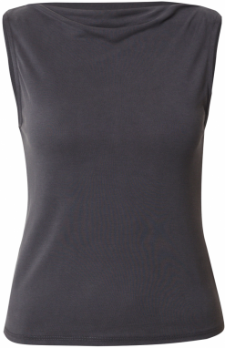 Monki Top  čierny denim