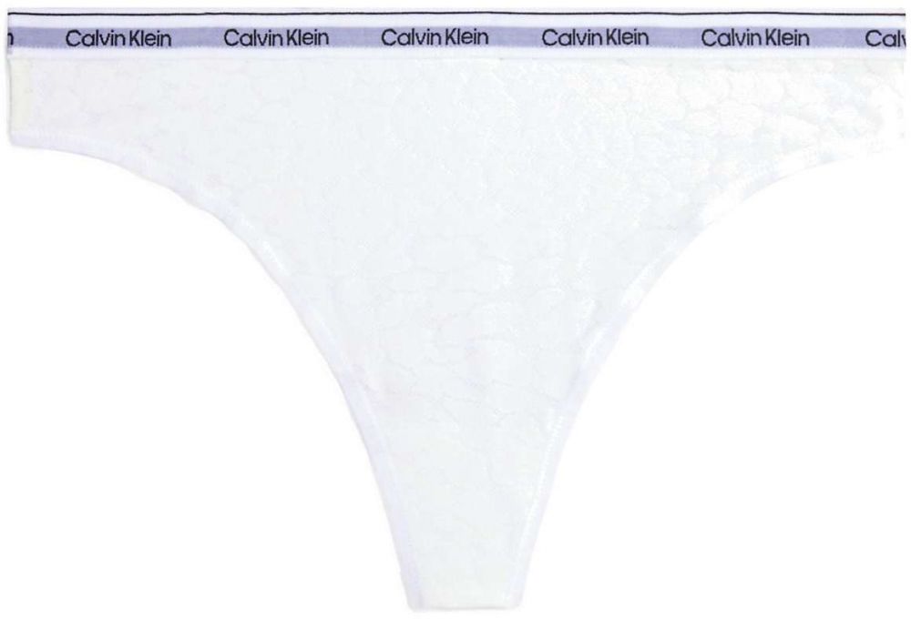 Calvin Klein Underwear Tangá  fialová / biela