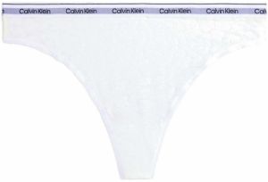 Calvin Klein Underwear Tangá  fialová / biela