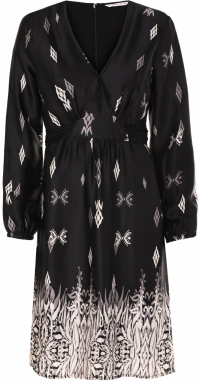 TATUUM Šaty 'ALMA'  čierna / biela