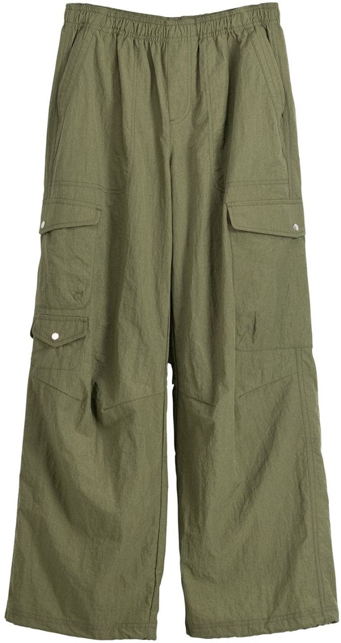 Bershka Nohavice  olivová