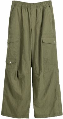 Bershka Nohavice  olivová