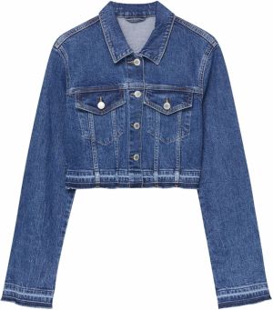 Pull&Bear Prechodná bunda  modrá denim