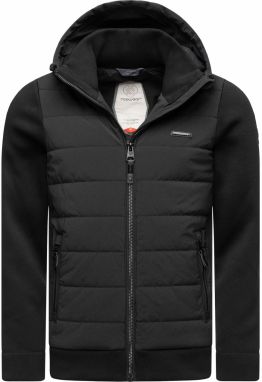 Ragwear Zimná bunda 'Doryan'  čierna / biela
