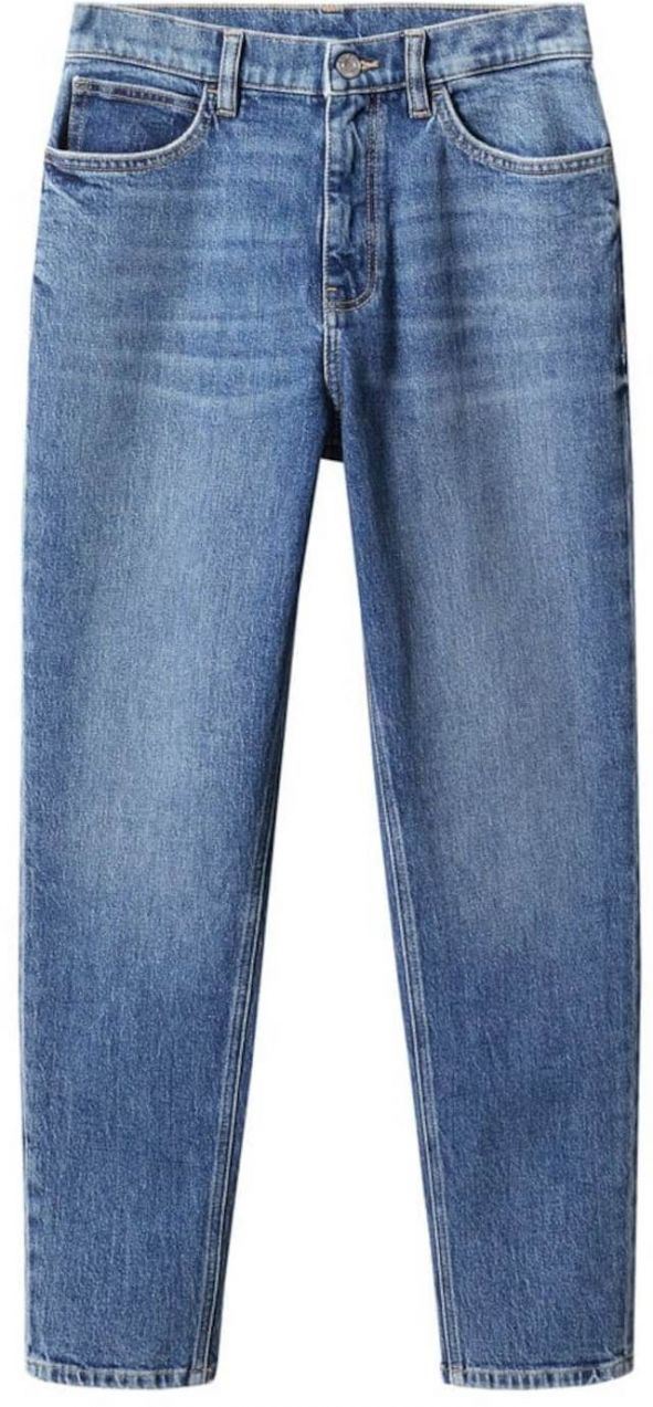 MANGO Džínsy 'newmom'  modrá denim