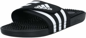 ADIDAS SPORTSWEAR Šľapky 'Adissage'  čierna / biela