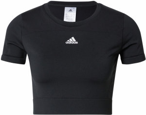 ADIDAS SPORTSWEAR Funkčné tričko  čierna / biela