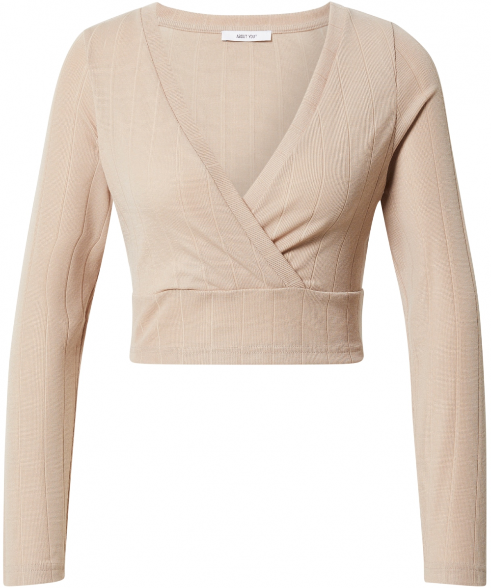 ABOUT YOU Tričko 'Cettina'  béžová