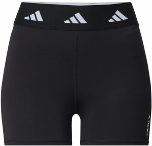 ADIDAS PERFORMANCE Športové nohavice 'Techfit'  čierna / biela