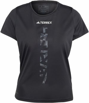 ADIDAS TERREX Funkčné tričko 'Agravic'  kamenná / čierna / biela