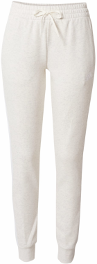 ADIDAS SPORTSWEAR Športové nohavice 'Essentials Fleece 3-Stripes'  biela melírovaná