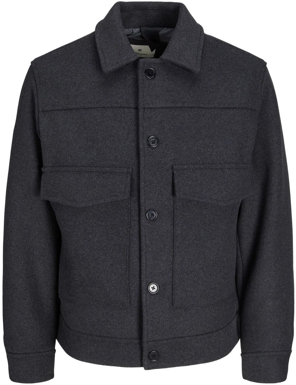 JACK & JONES Prechodná bunda 'BRANCH'  tmavosivá