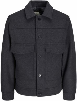 JACK & JONES Prechodná bunda 'BRANCH'  tmavosivá