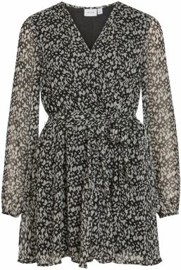 VILA Šaty 'FALIA'  čierna / biela