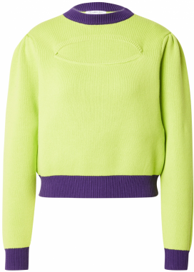 Olivia Rubin Sveter 'CALUM'  jablková / tmavofialová