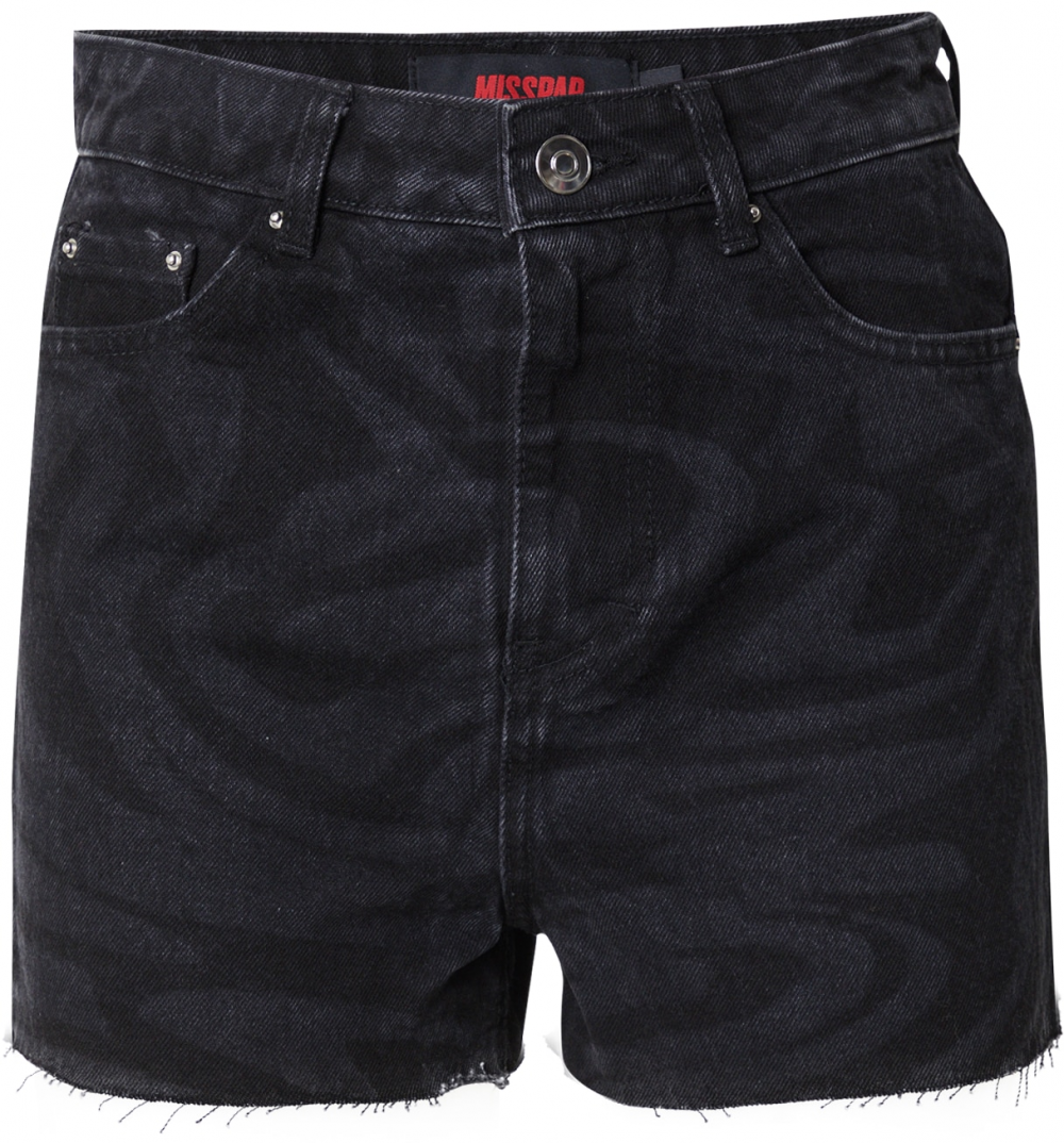 Misspap Džínsy 'Marble'  čierna / čierny denim