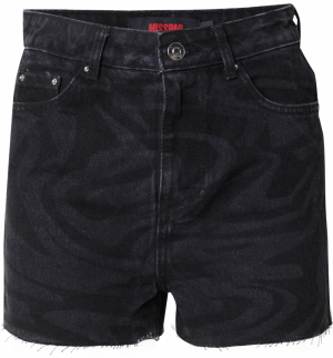 Misspap Džínsy 'Marble'  čierna / čierny denim